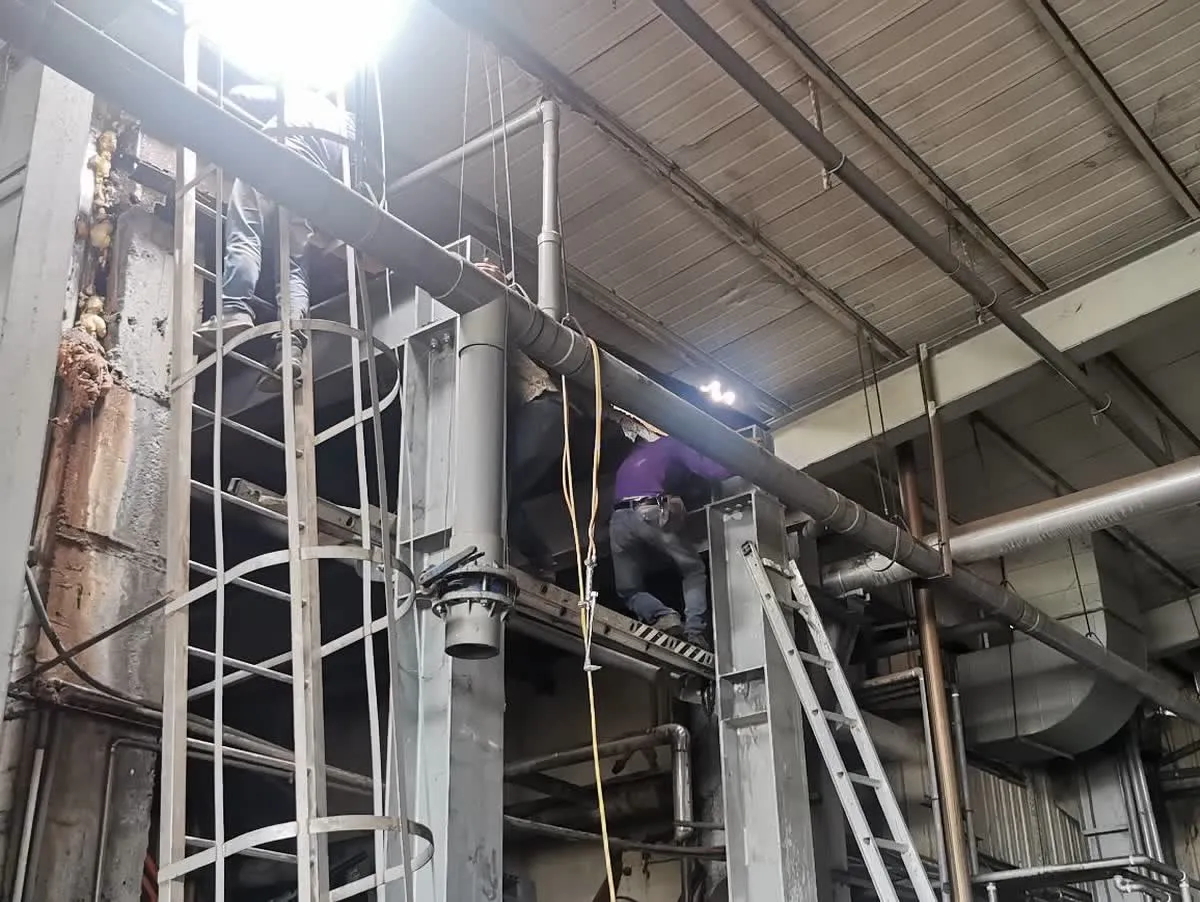 園圃水塔下換樑水塔工程｜鋼構水塔架
