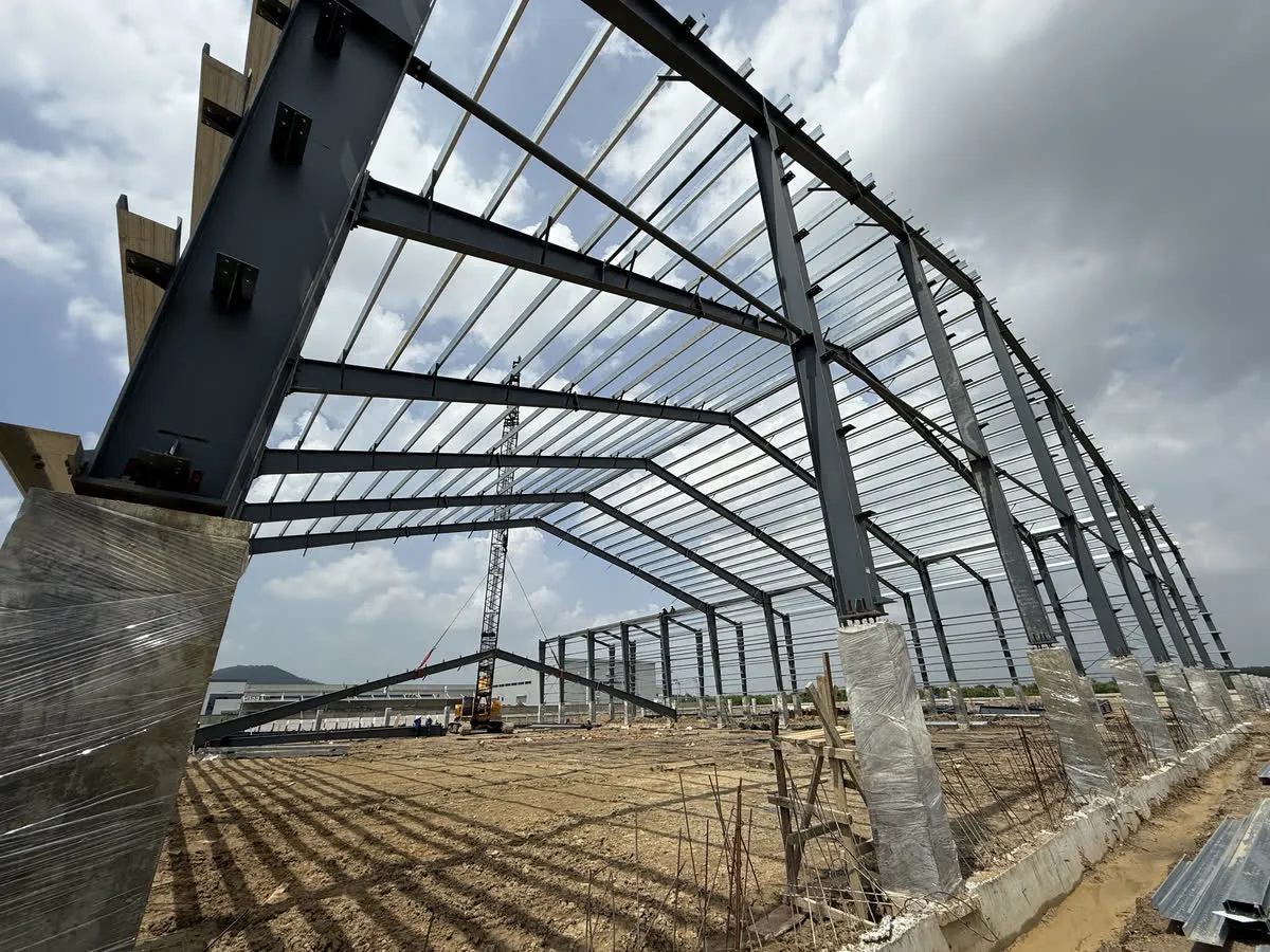 泰國北柳府廠房興建統包｜門型剛架廠房