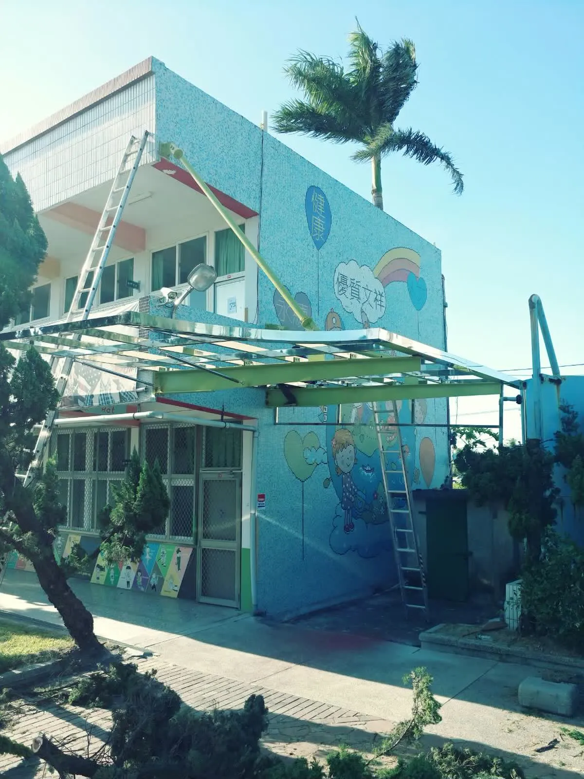 文祥國小鋼構製作工程｜完工實景