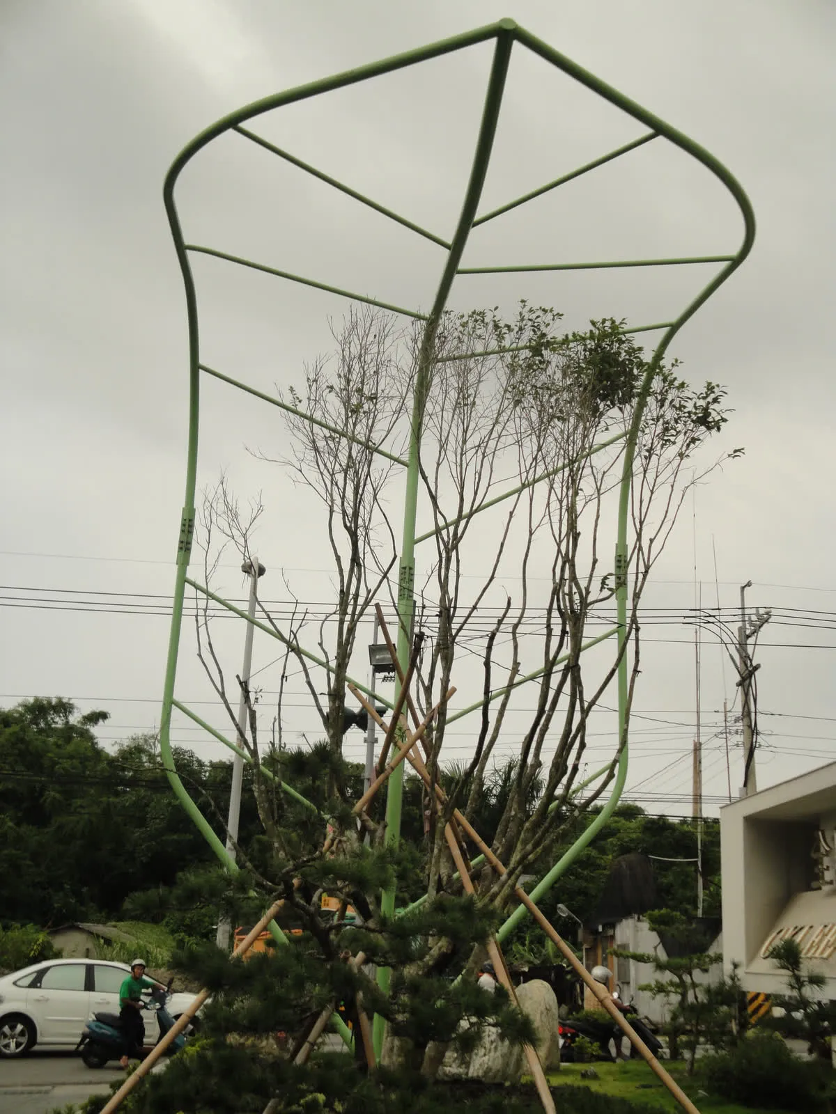 全國麗園圓管造形樹棚|完工實景