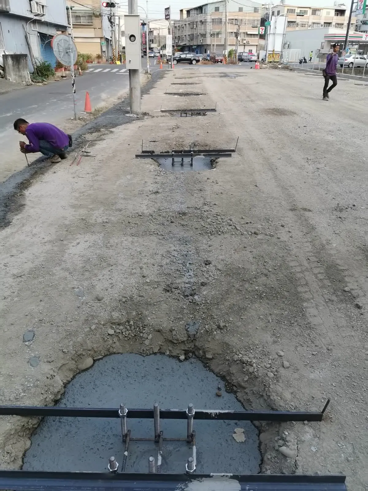 彰泰段停車場｜施工現場
