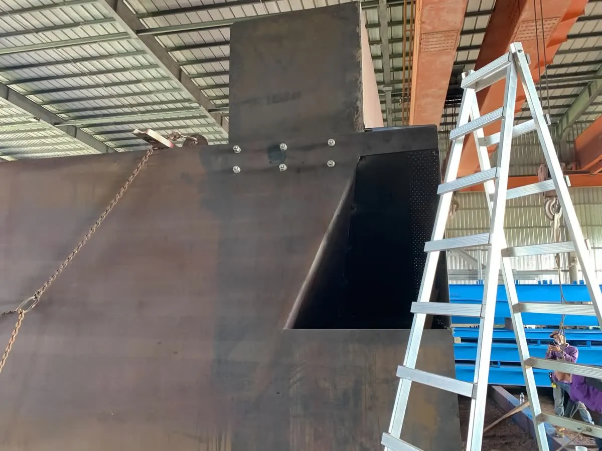 新世紀水箱鋼構製作工程｜施工現場