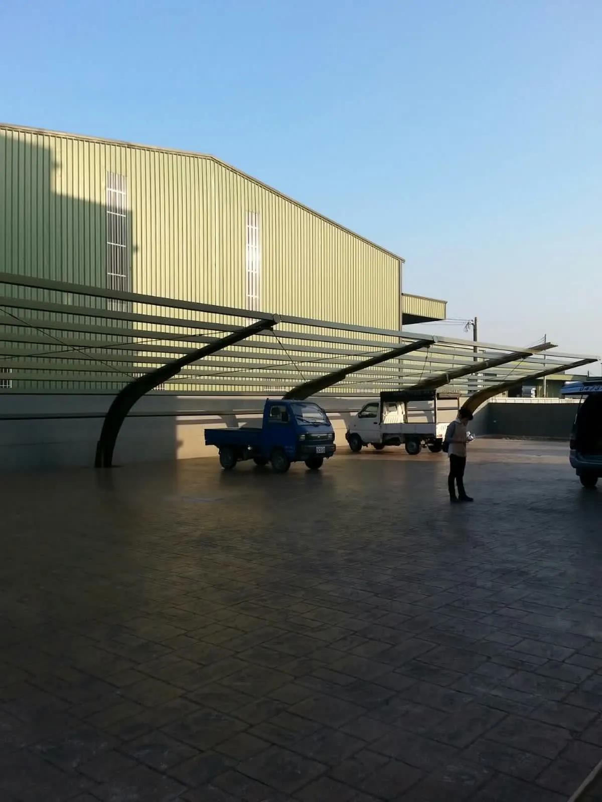 億豐車棚｜施工現場