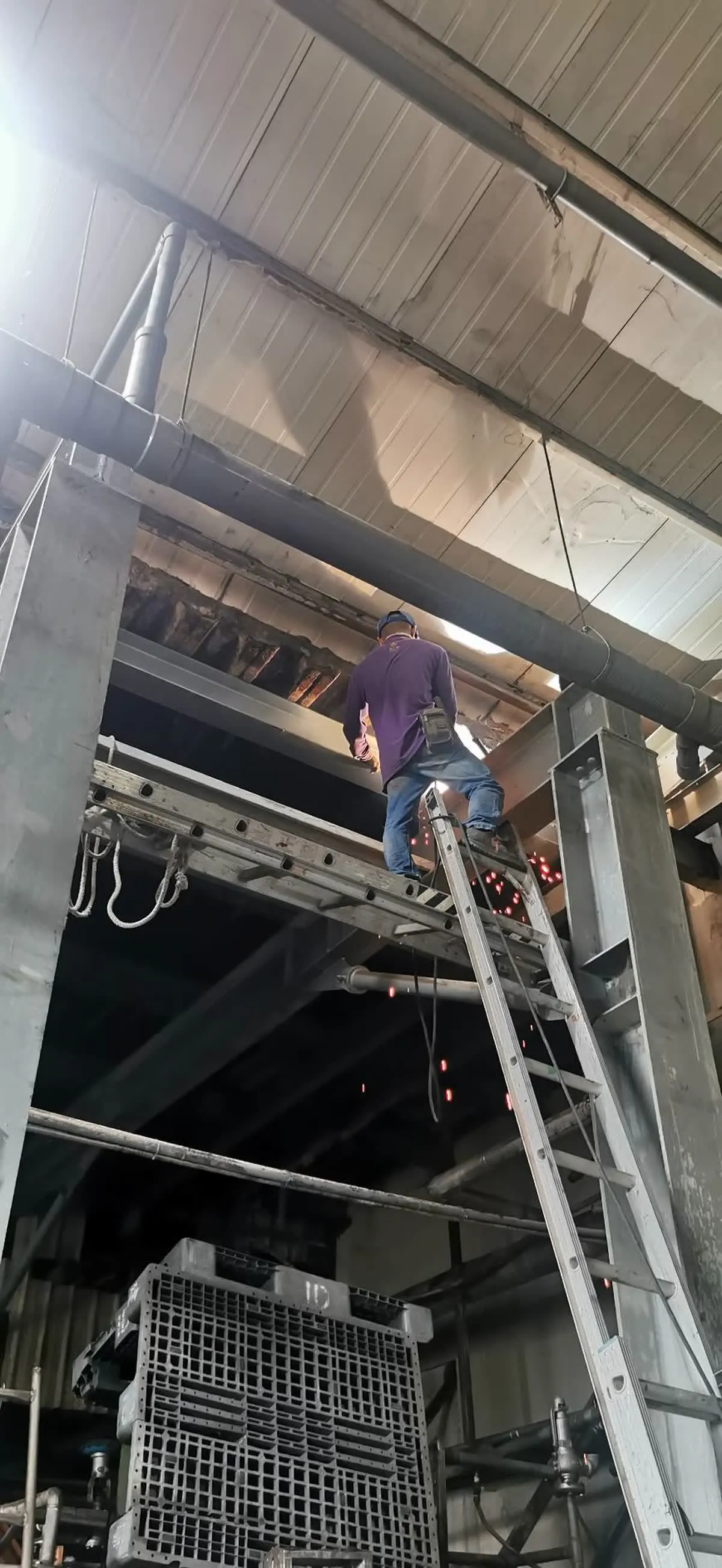 園圃水塔下換樑水塔工程｜施工現場