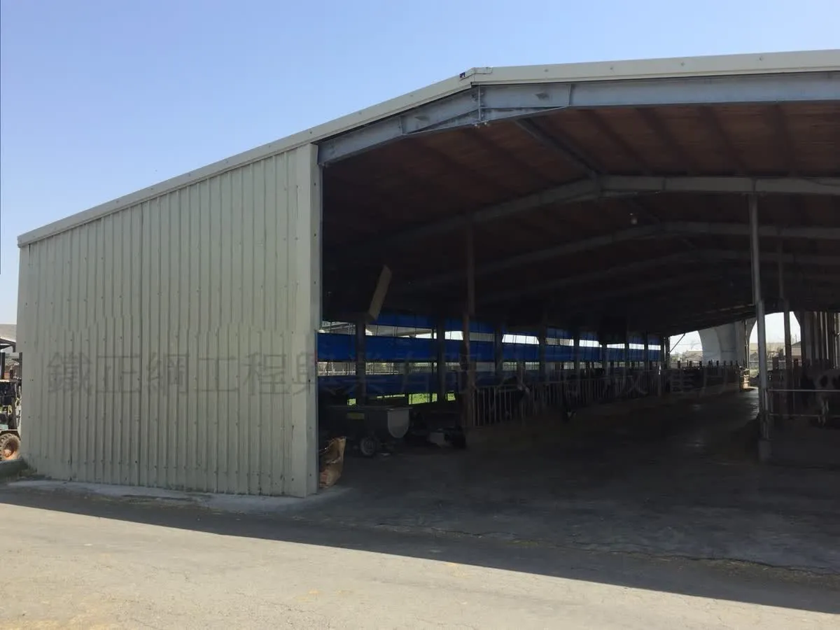 豪泉牧場場區新建與增建工程|完工牛舍外觀