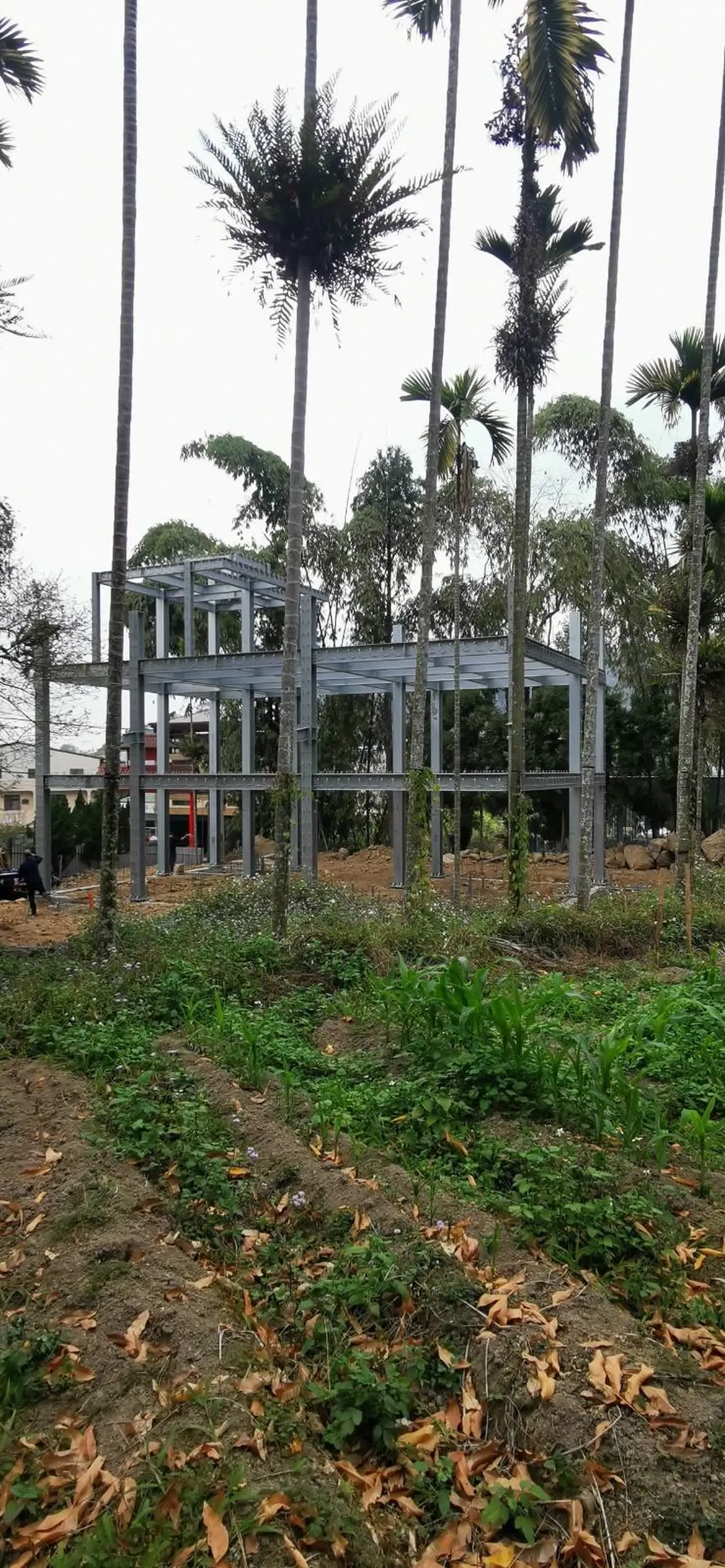 亞聖鹿谷鋼構製作工程｜施工現場