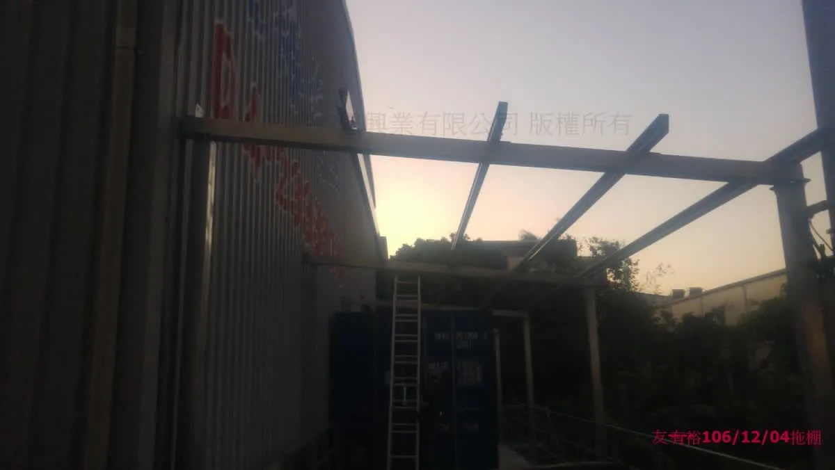 友裕鋼構製作工程｜施工現場