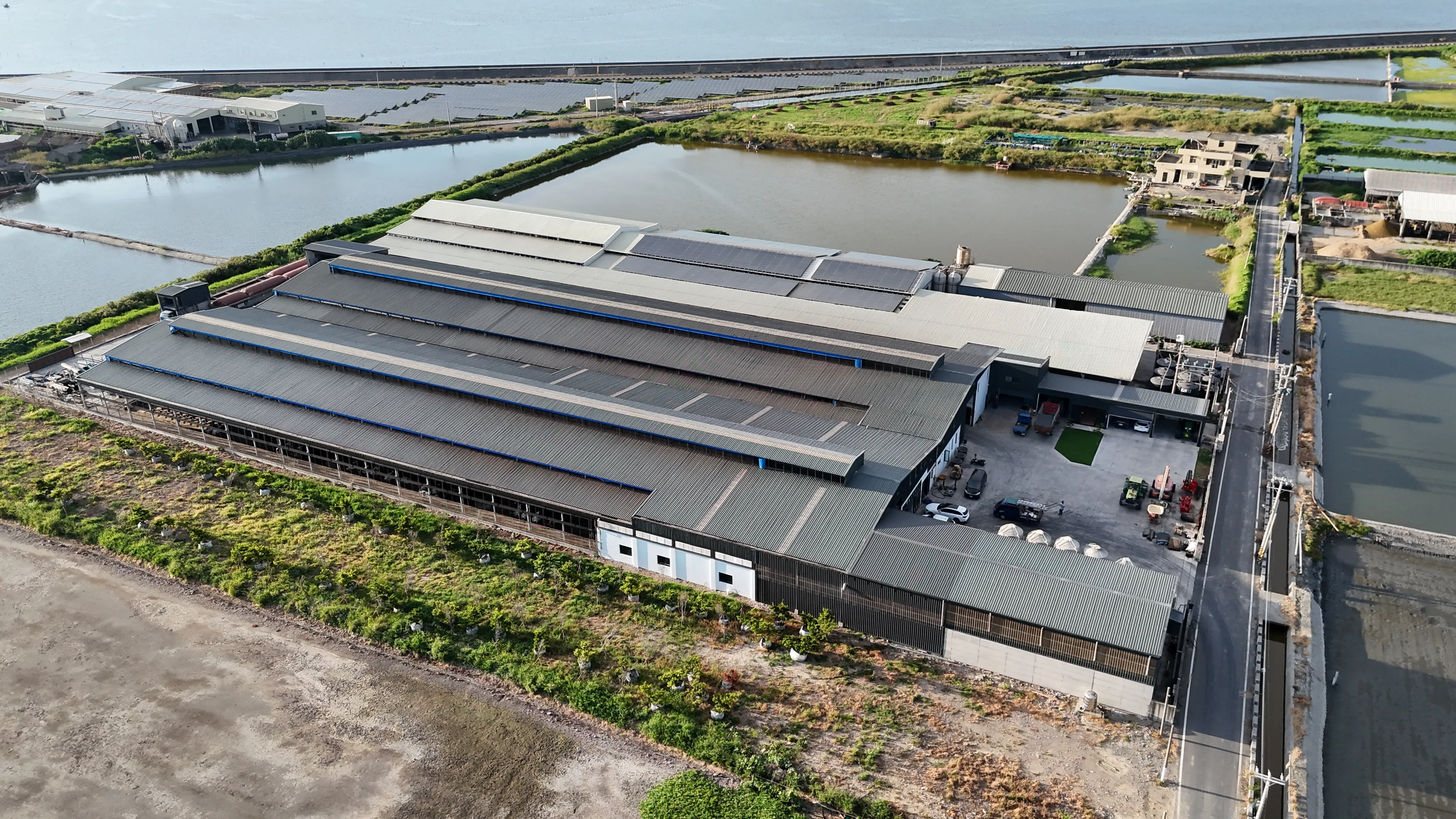 豪泉牧場場區新建與增建工程|場區空拍
