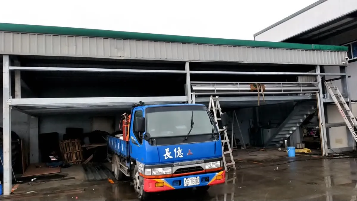 長億農機鋼構製作工程｜結構安裝