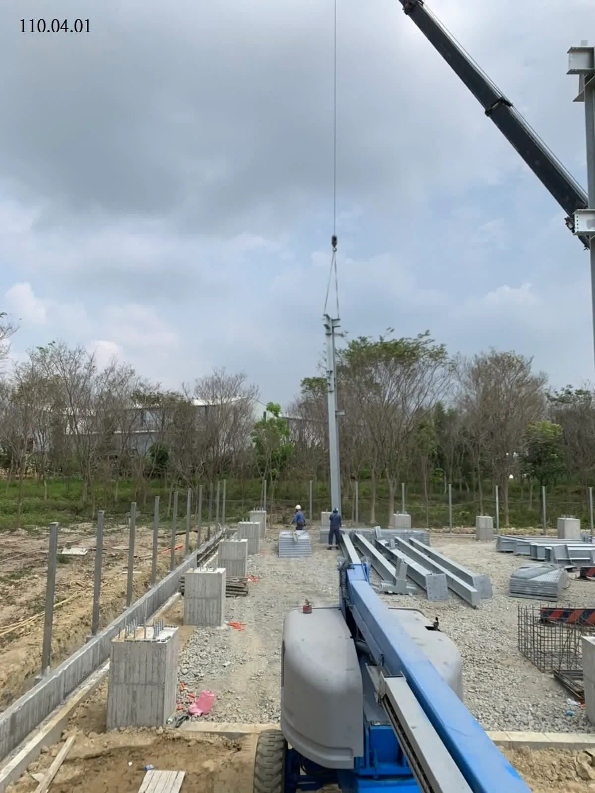 新世紀鋼構製作工程｜結構安裝