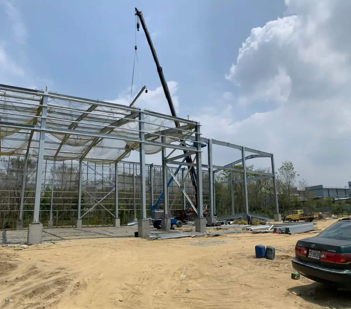 新世紀鋼構製作工程｜現場紀錄