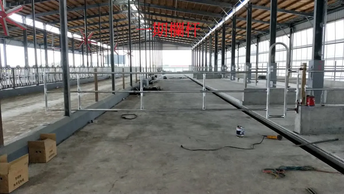 豪泉牧場場區新建與增建工程|一期欄杆施作全景